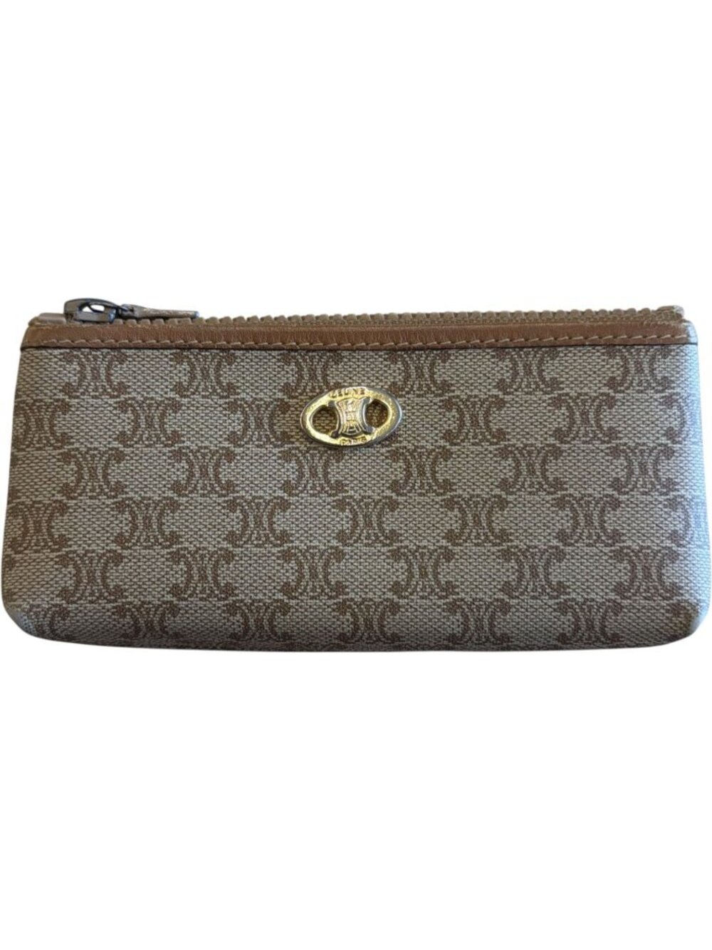 669150CR C1 Celine Wallet Brown PVC